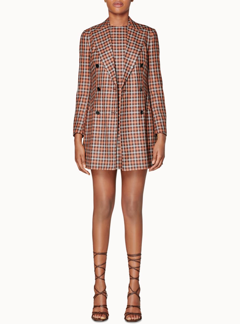 Joss Brown Checked Jacket