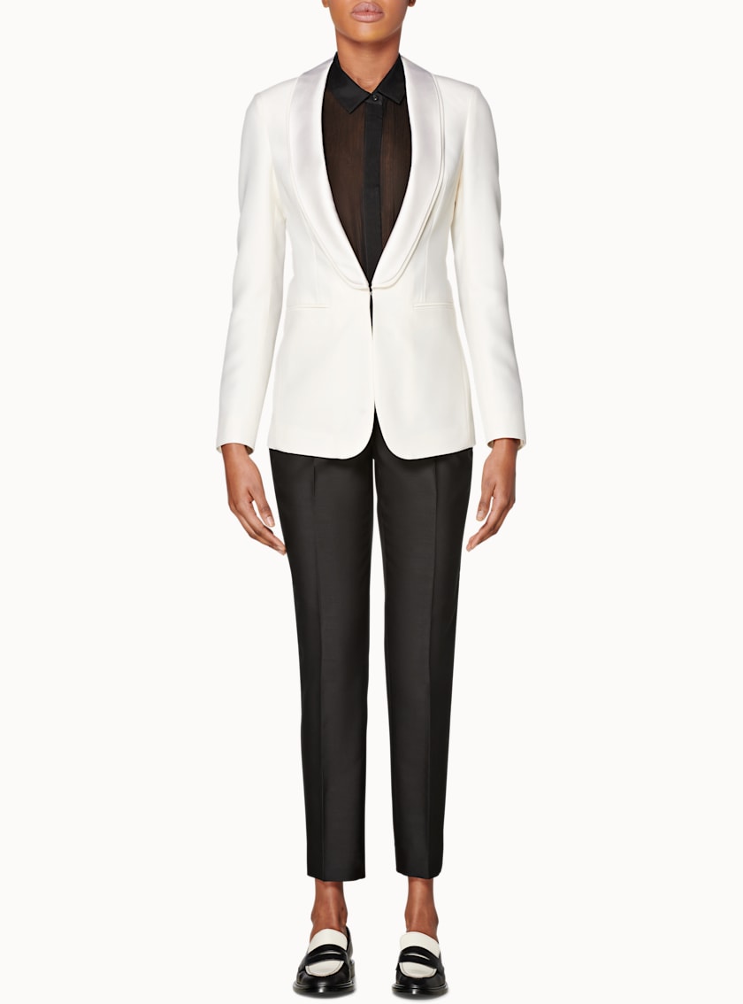 Cameron White Double Shawl Tuxedo