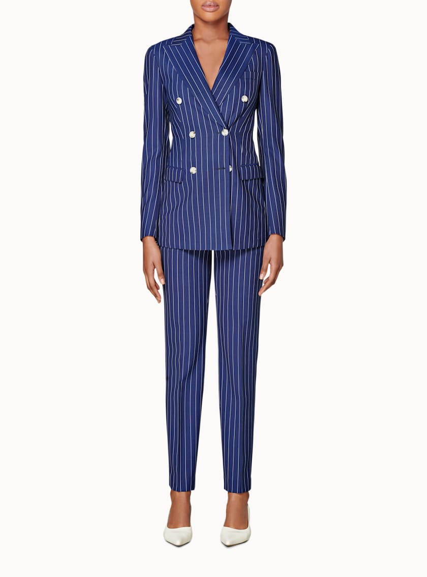 Cameron Navy Striped Jacket