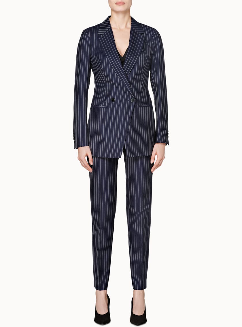Cato Navy Striped Suit