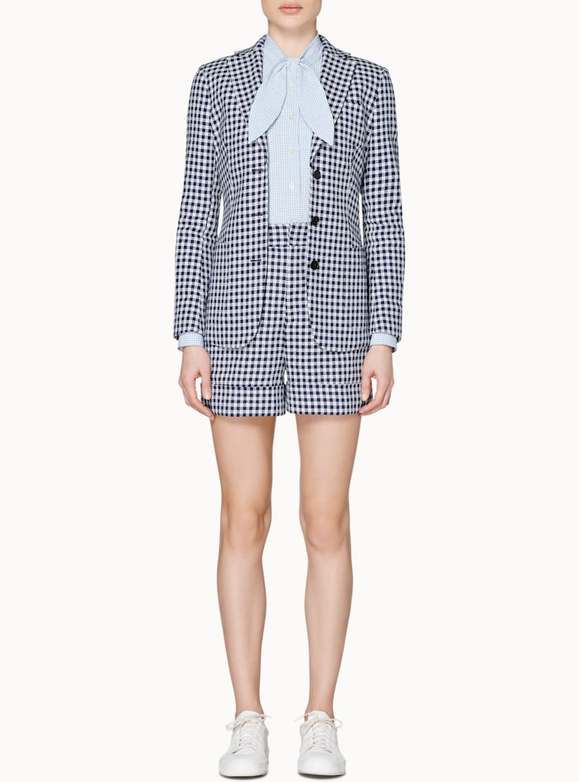 Cameron Blue Checked Suit