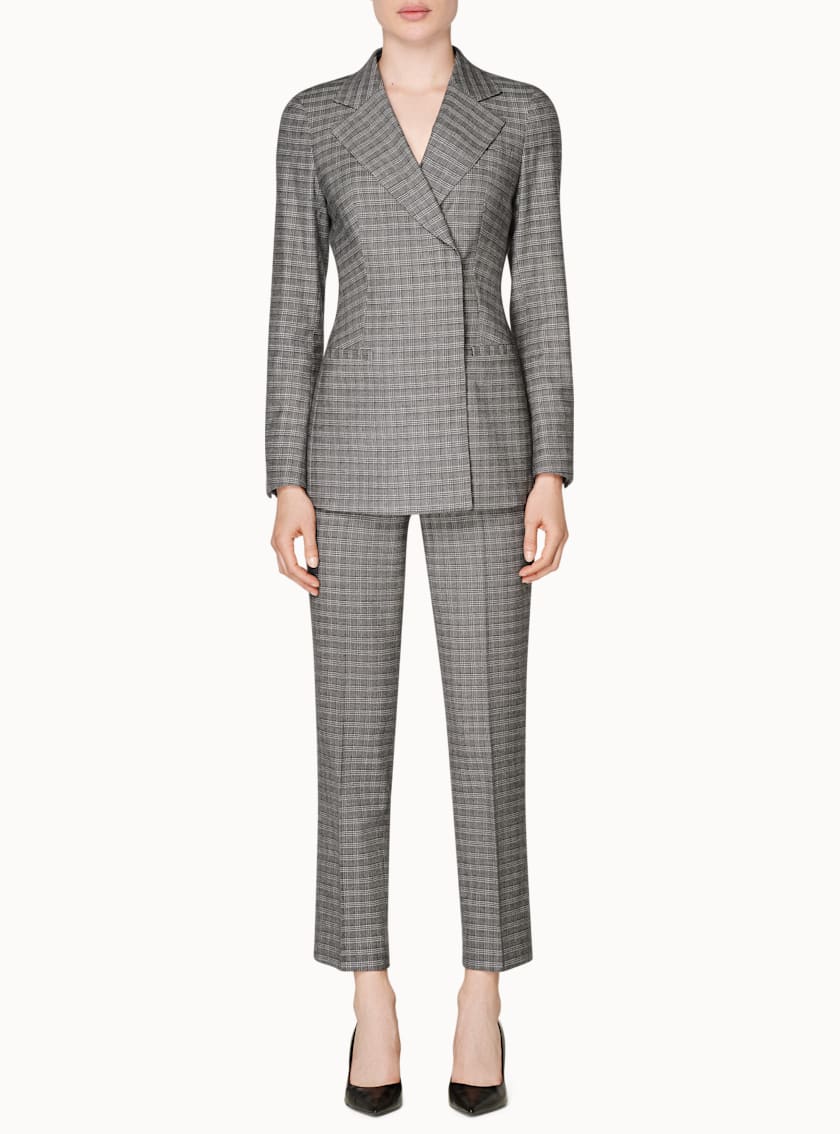 Cameron Grey Checked Suit