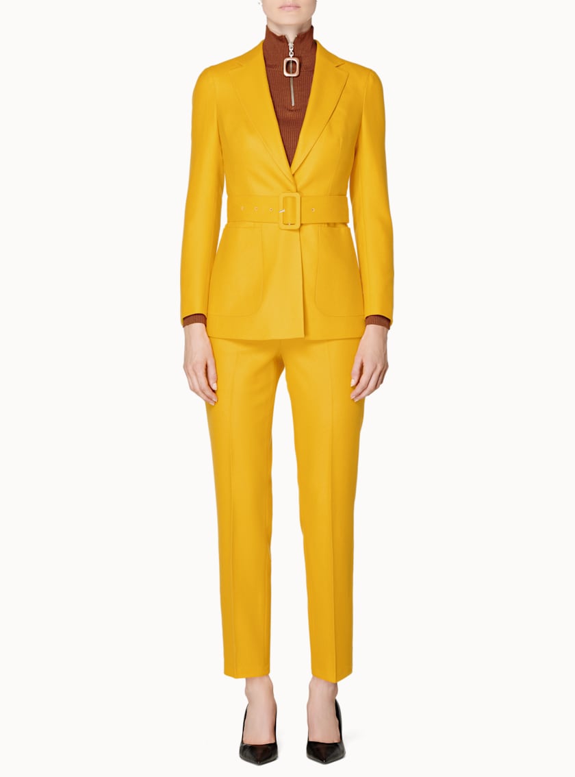 Cameron Yellow Belted Suit