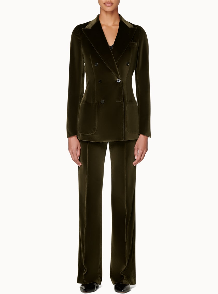 Joss Green Velvet Suit