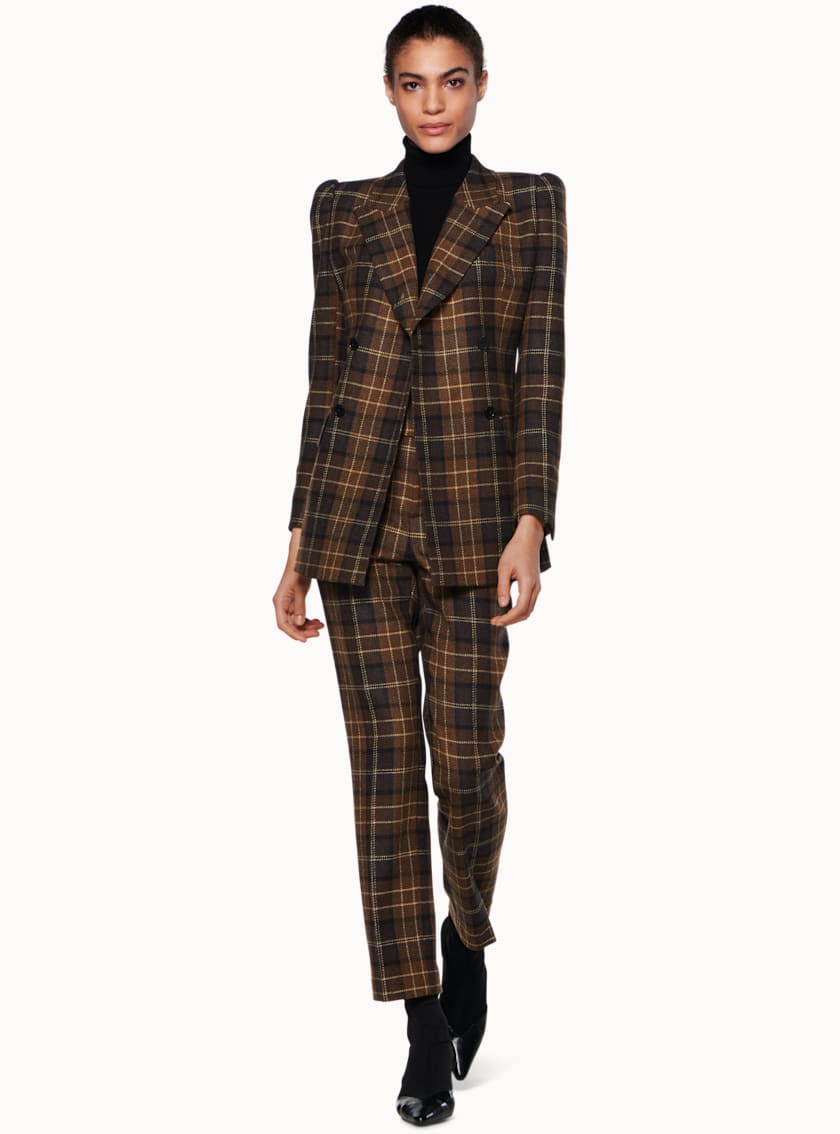 Alex Brown Plaid Suit