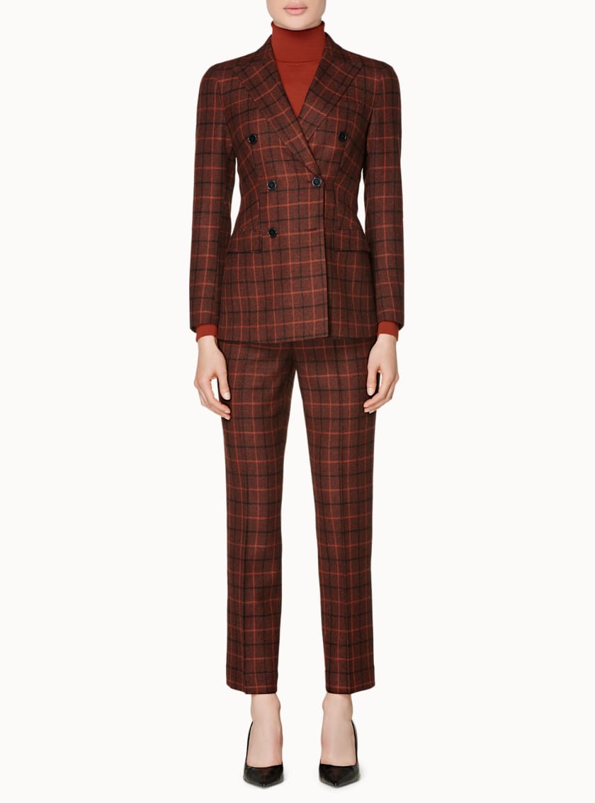 Cameron Sienna Plaid Suit