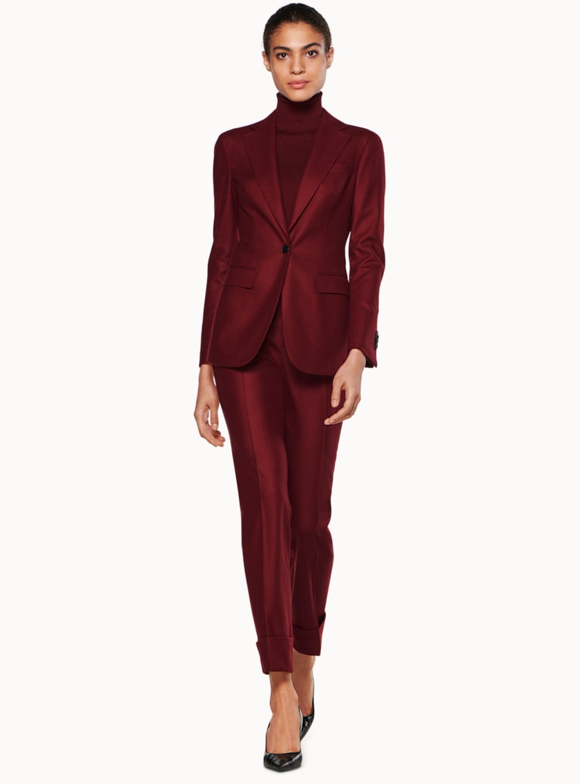 Cameron Burgundy Suit
