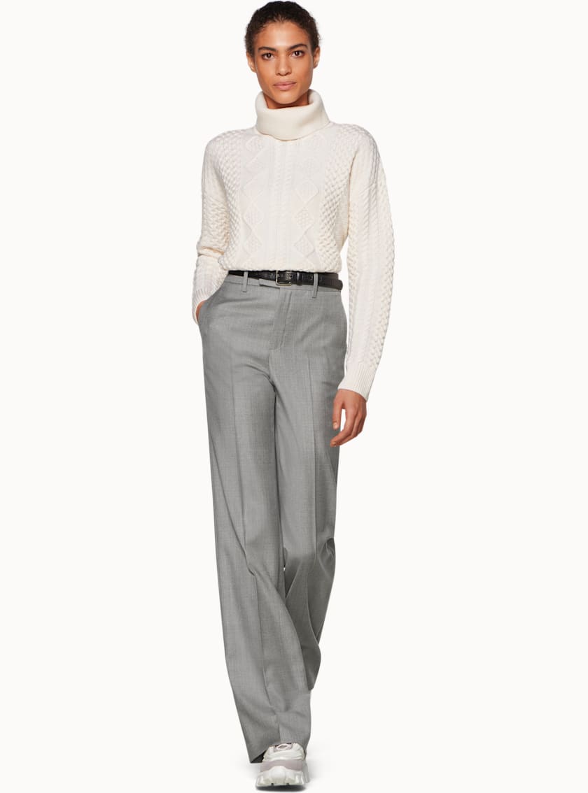 Charm Off White Turtleneck