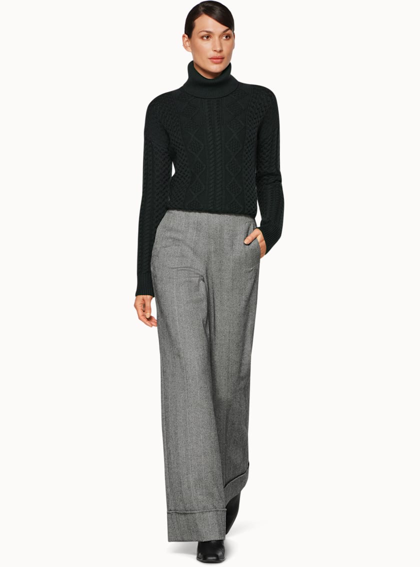 Charm Green Turtleneck