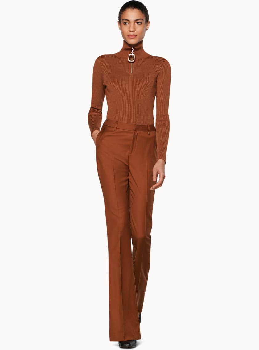 Claude Cognac Turtleneck