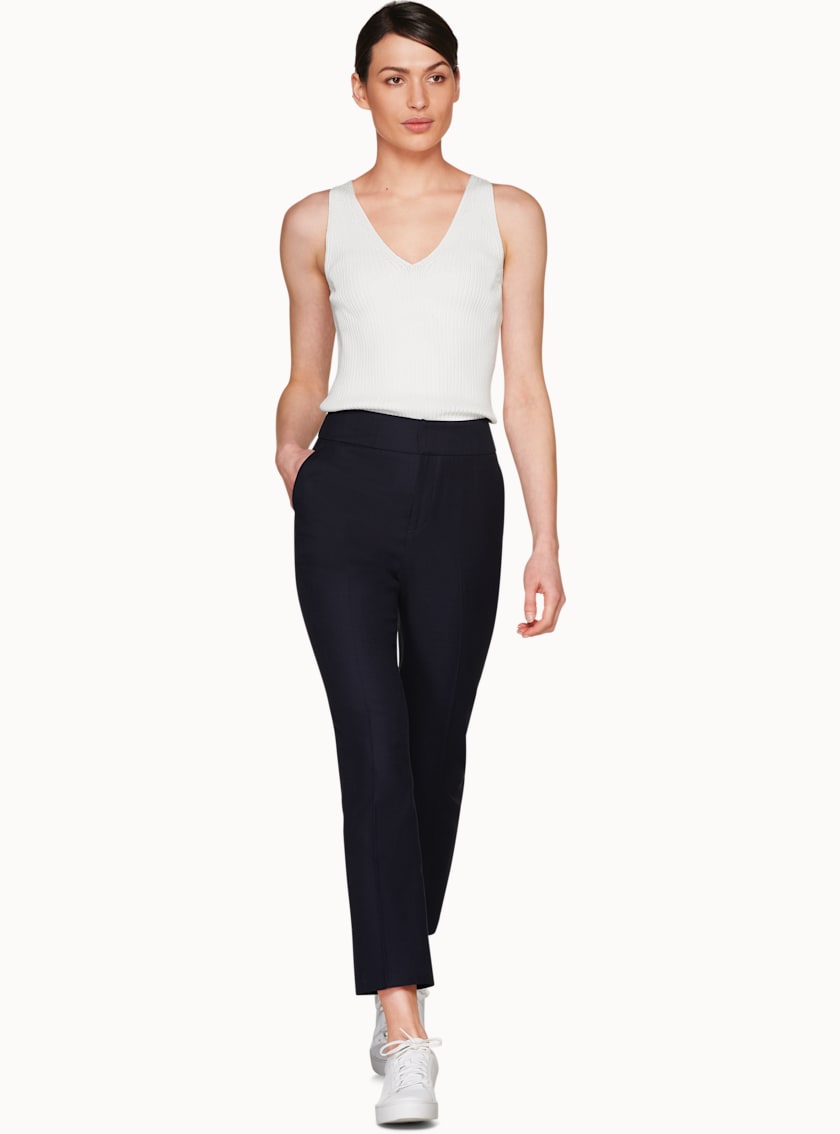 Dana Off White V Neck