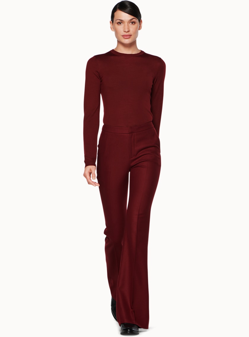 Ethan Burgundy Crew Neck