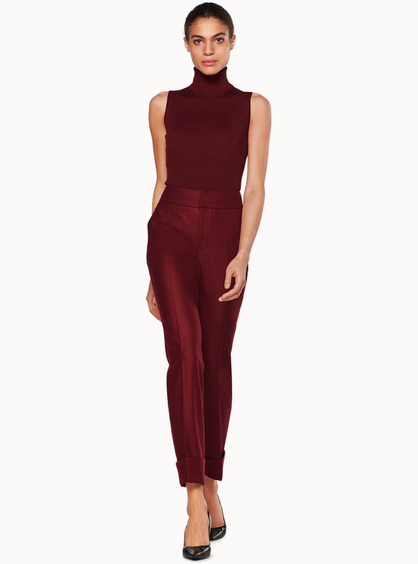 Haze Burgundy Turtleneck
