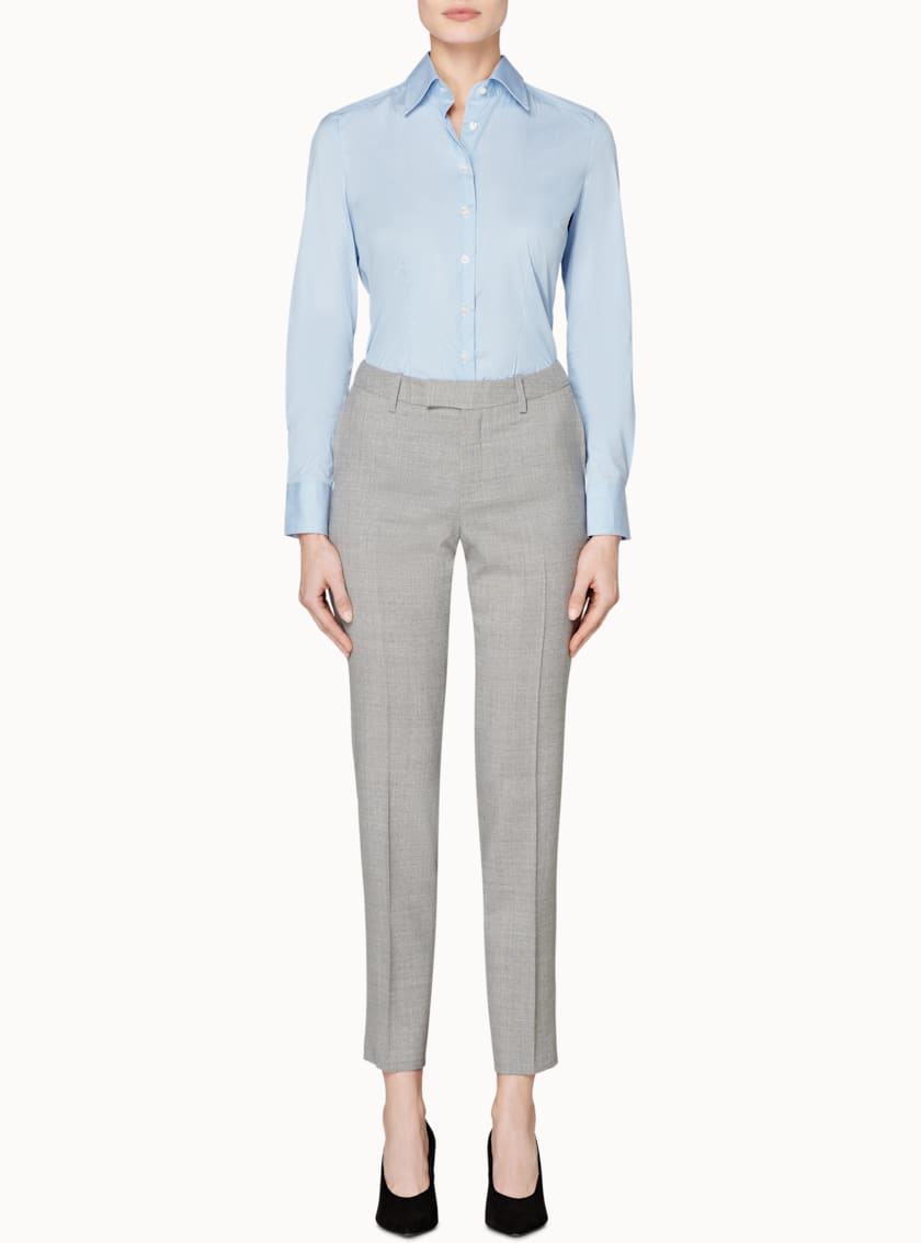 Kate Light Blue Striped Shirt