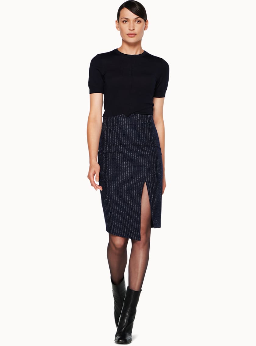 Addison Navy Striped