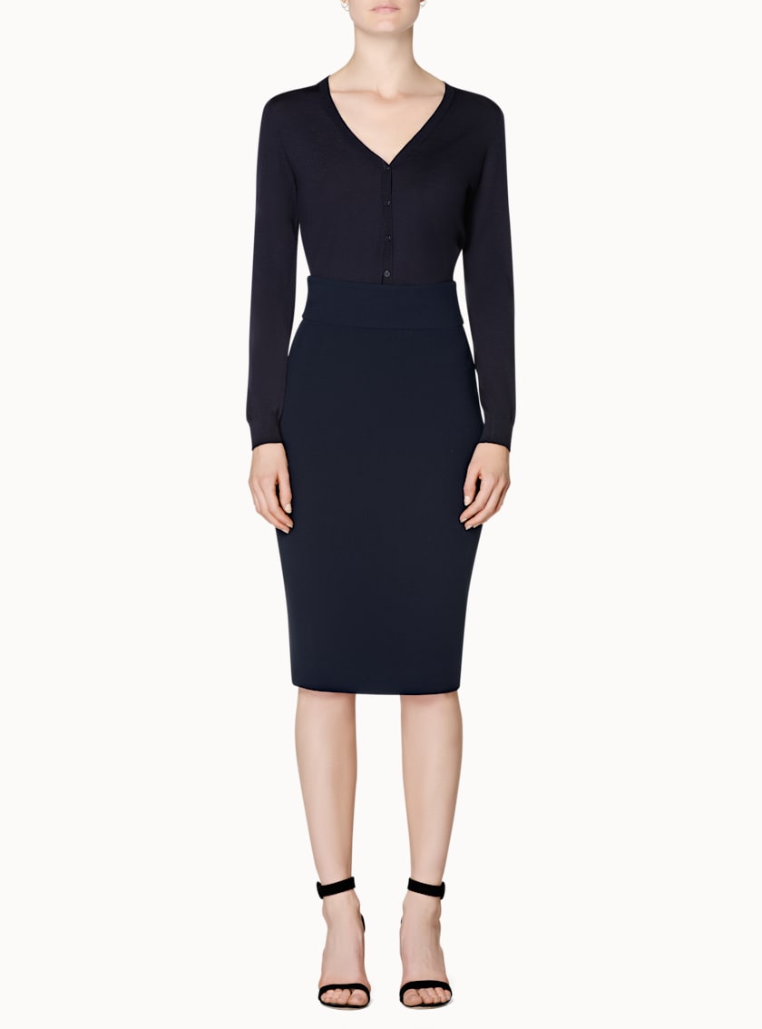 Ariel Navy Skirt