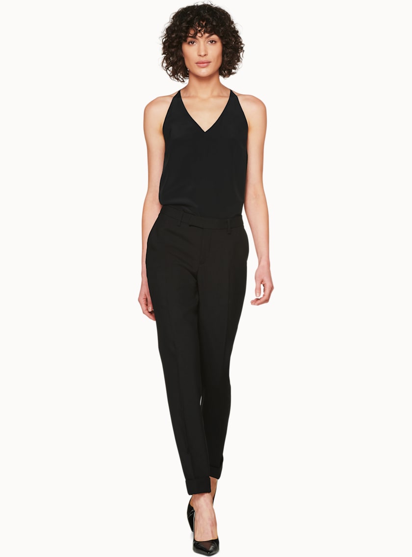 Rickie Black Silk Camisole