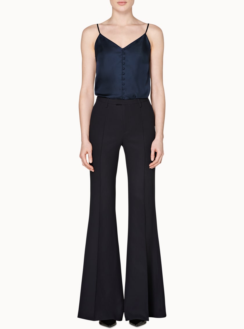Athens Navy Silk Camisole
