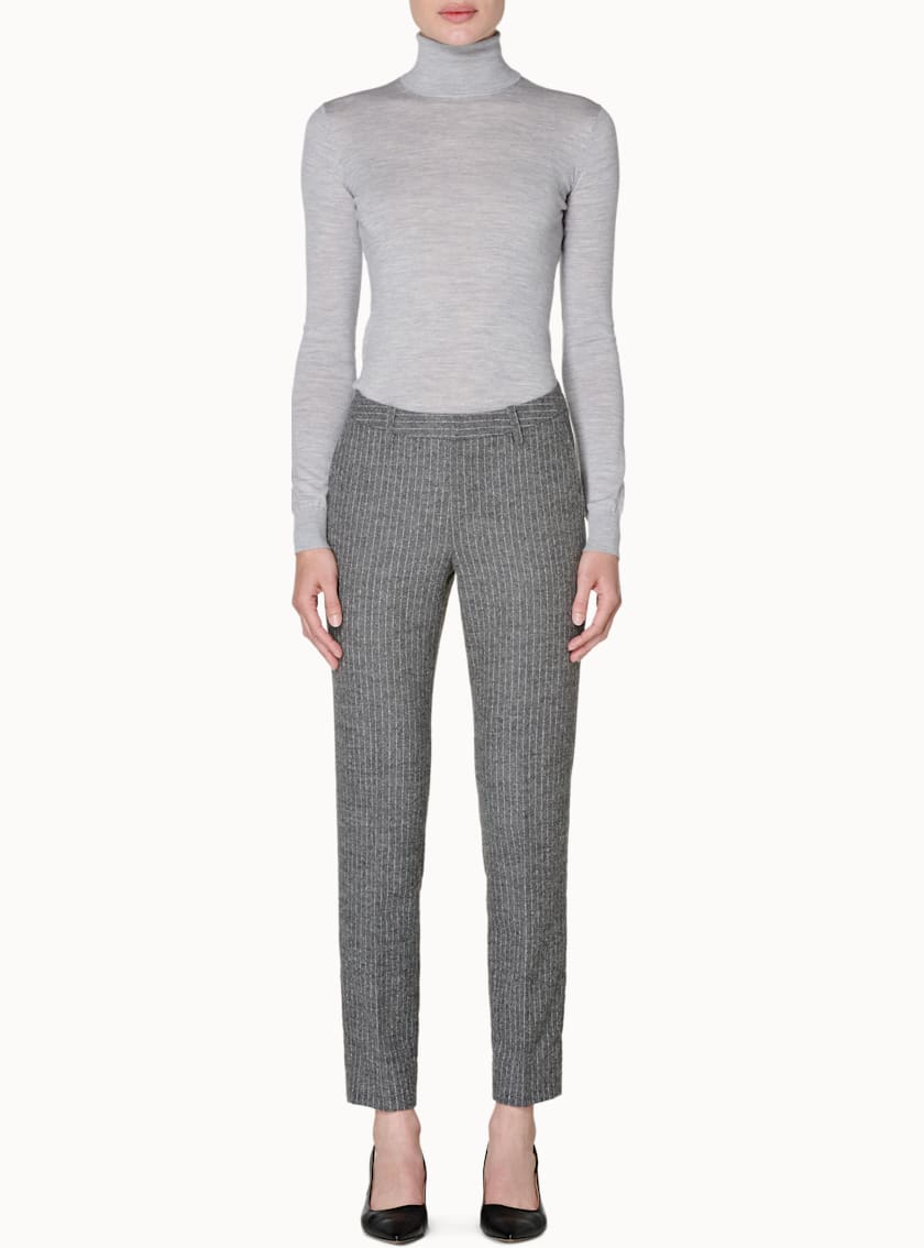 Robin Grey Striped Trousers