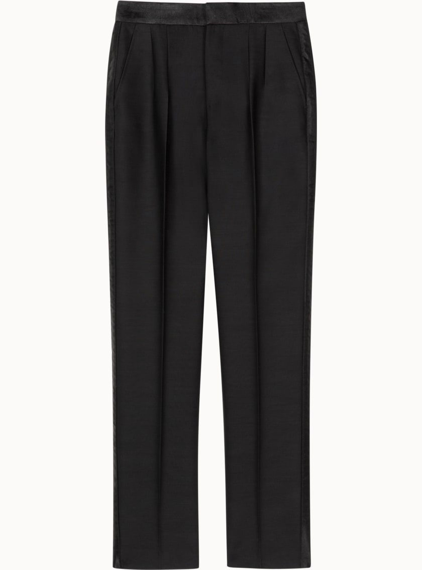 Ice Black Trousers