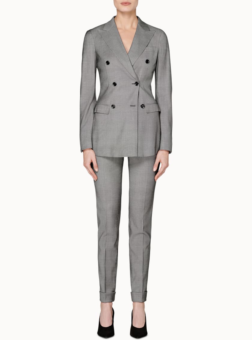 Robin Grey Birds Eye Trousers