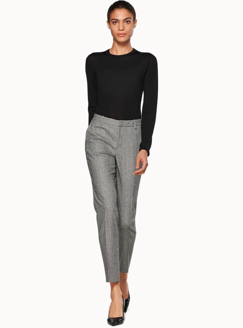Robin Grey Houndstooth Trousers