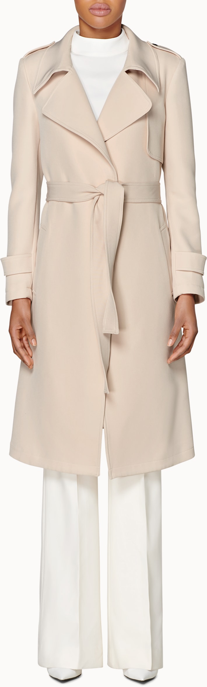 Quin Light Brown Trench Coat