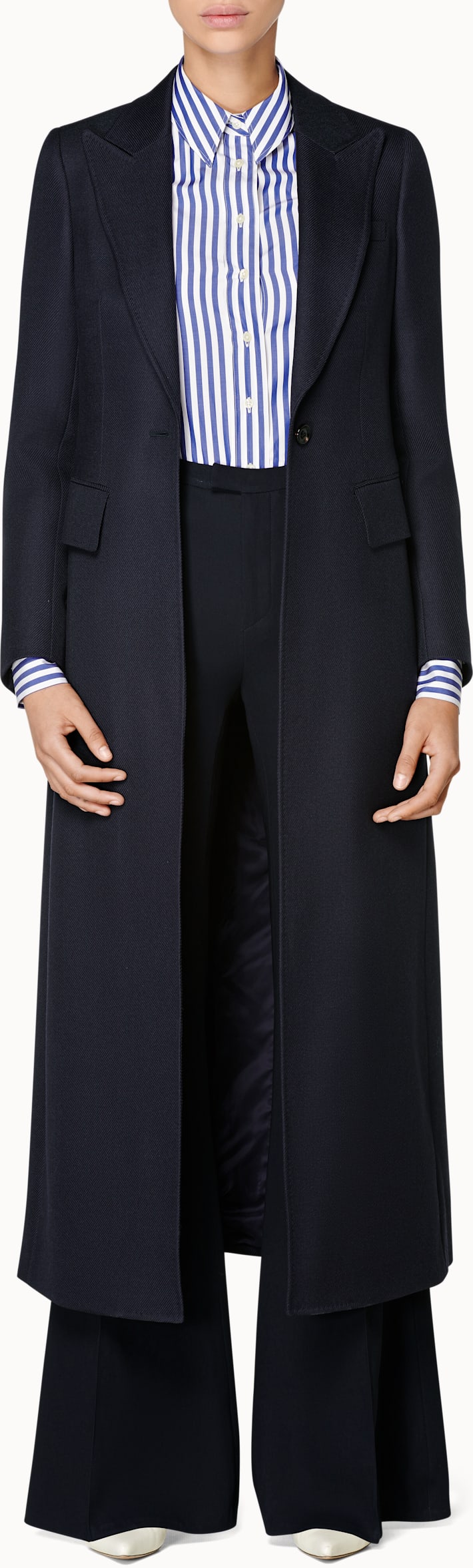 Dane Navy Overcoat