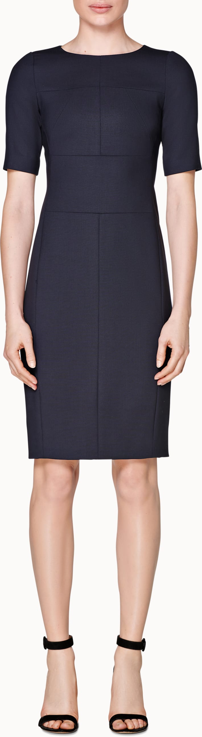 Abril Navy Dress