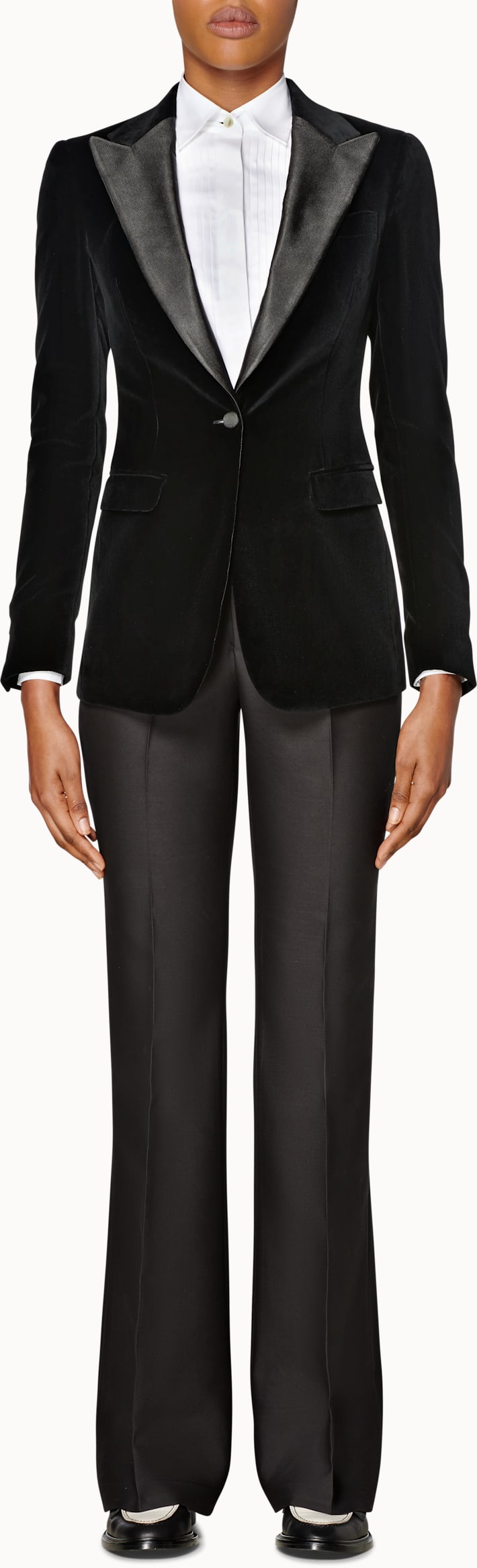 Cameron Black Velvet Tux Jacket