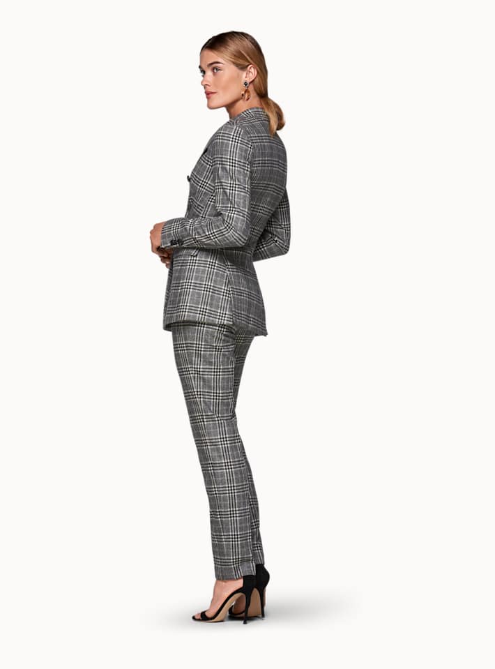 Cameron Grey Checked Jacket