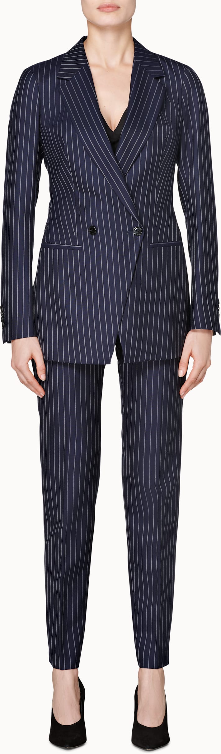 Cato Navy Striped Suit