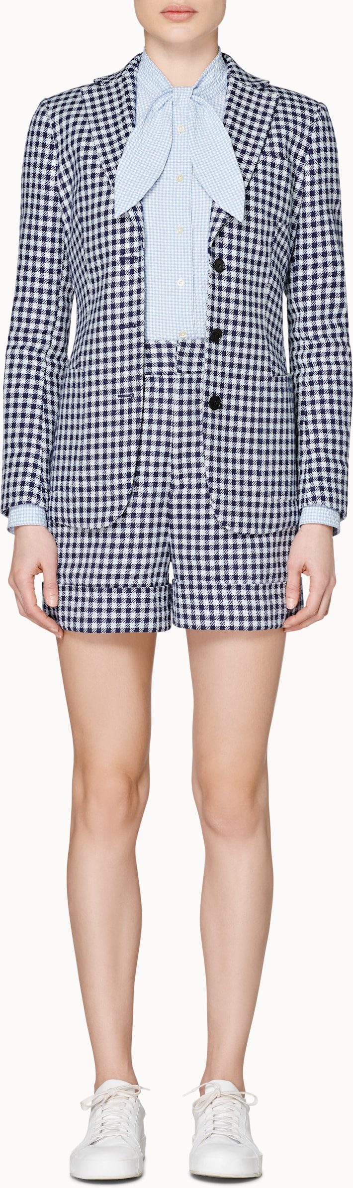 Cameron Blue Checked Suit