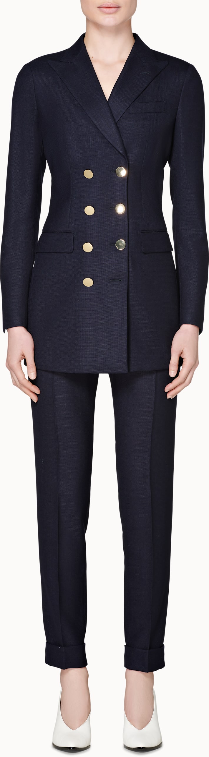 Cameron Navy Golden Button Jacket