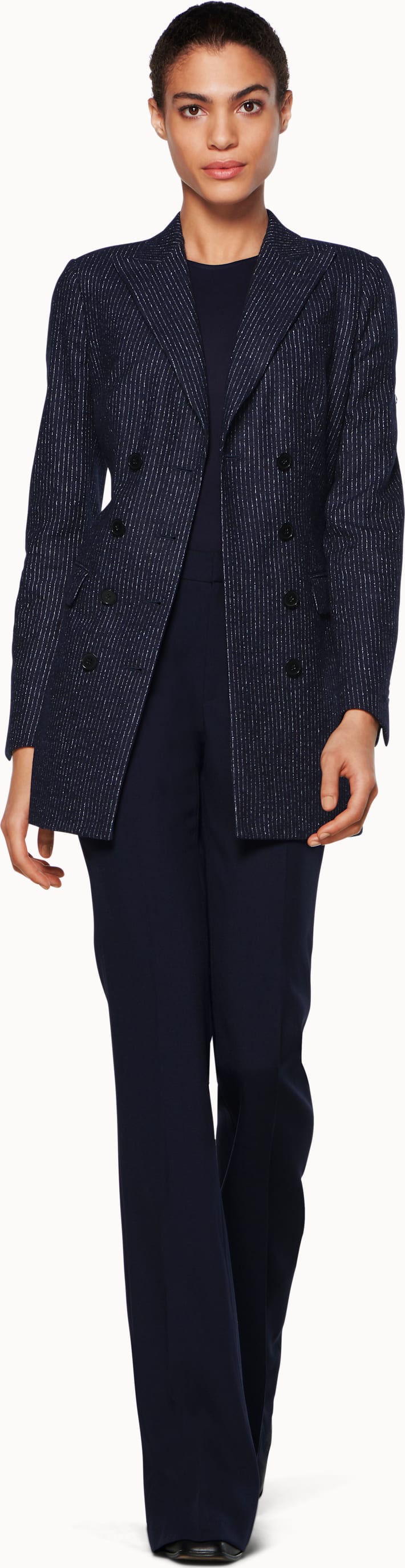 Cameron Navy Striped Suit