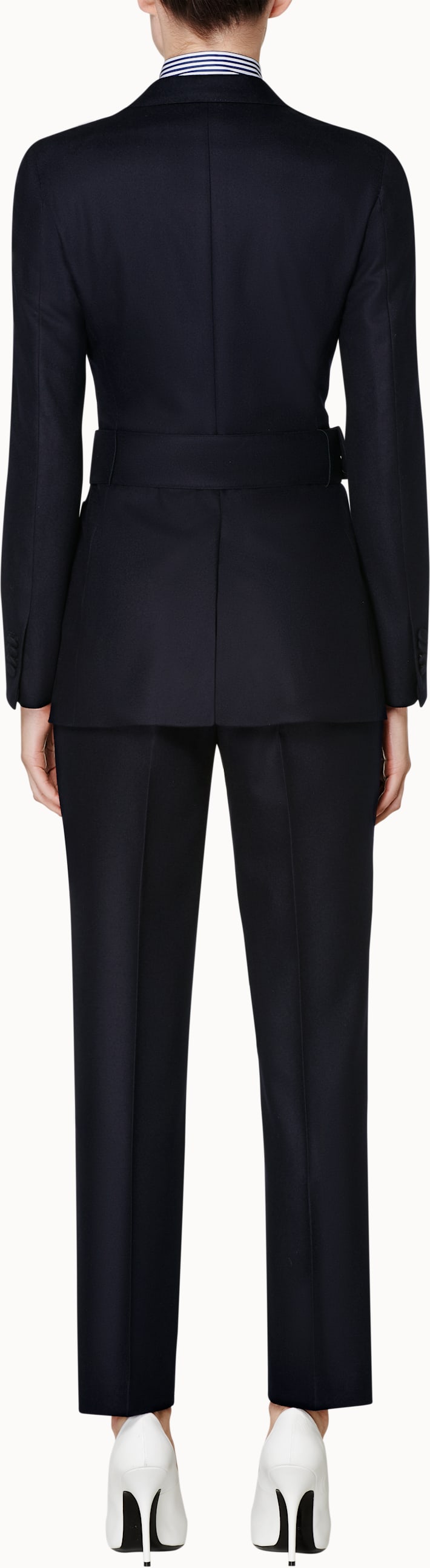 Cameron Navy Belted Suit