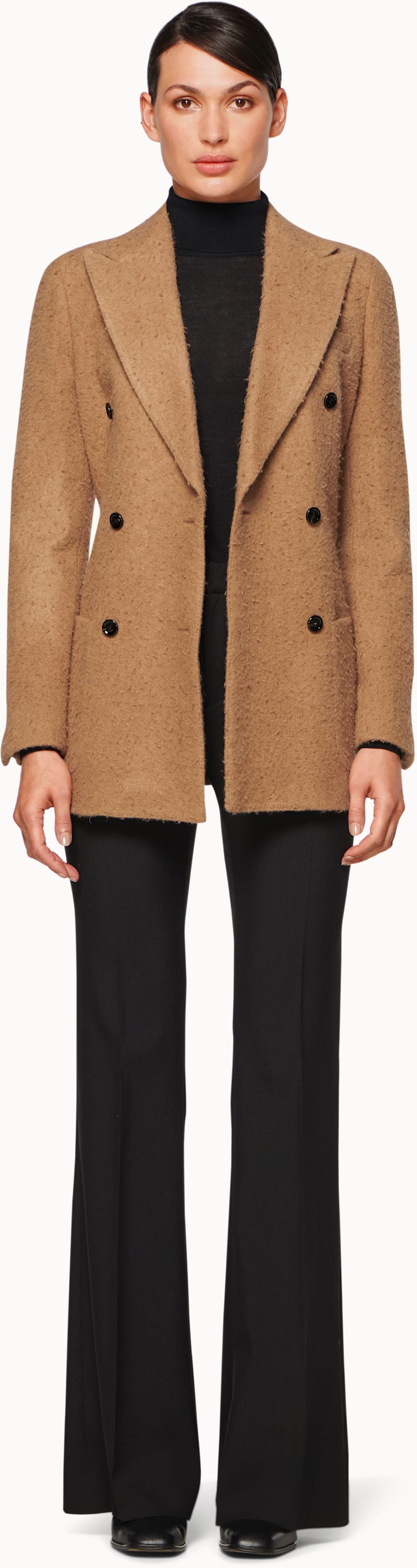 Joss Pilled Camel Suit