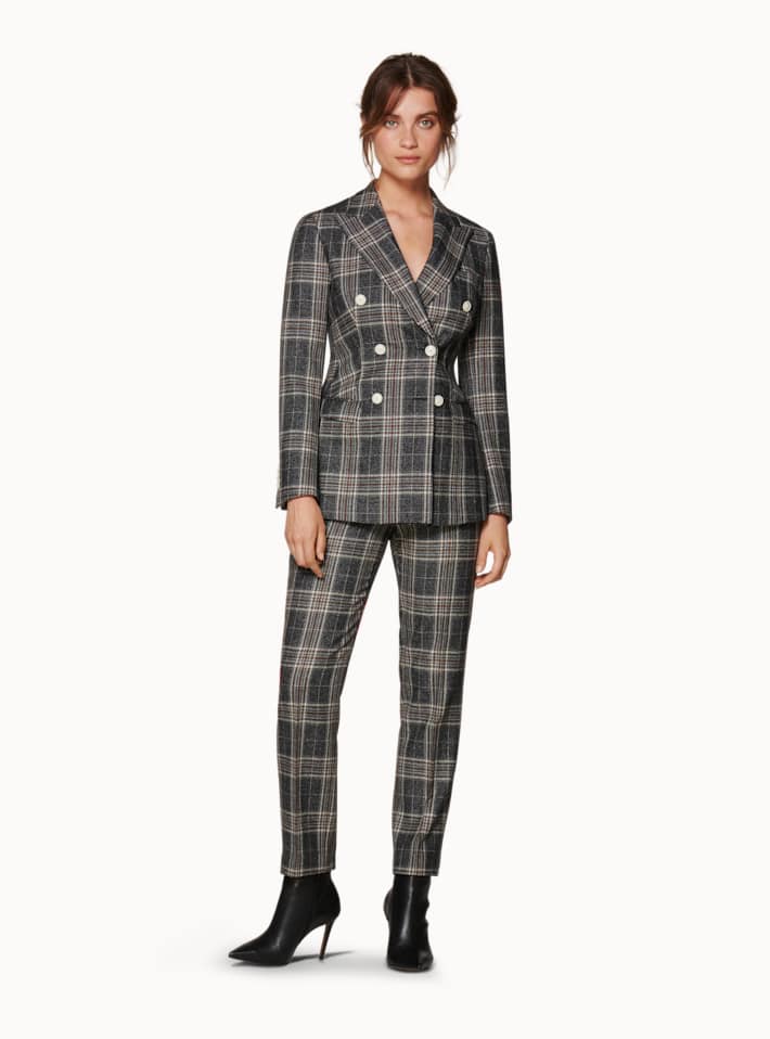 Cameron Grey Plaid Suit