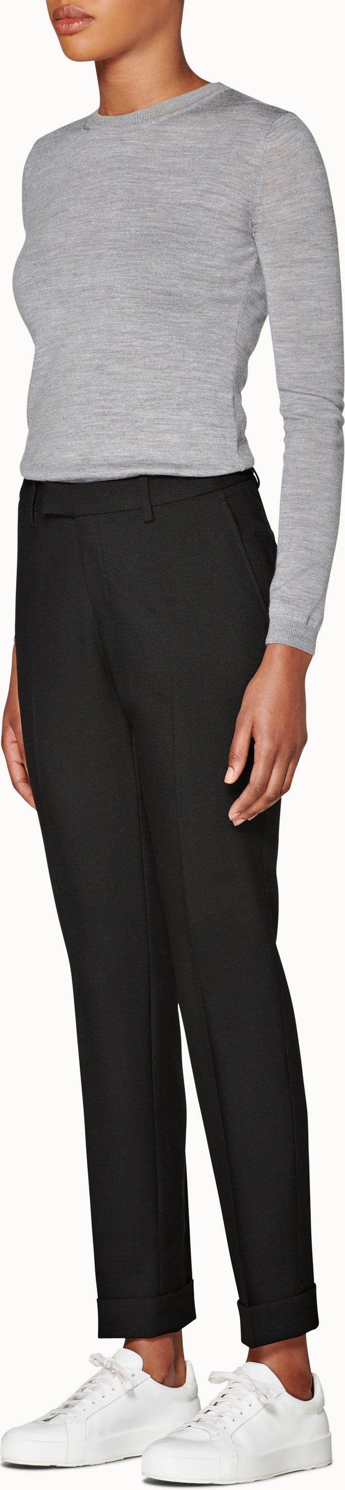 Ethan Light Grey Long-Sleeve Knit