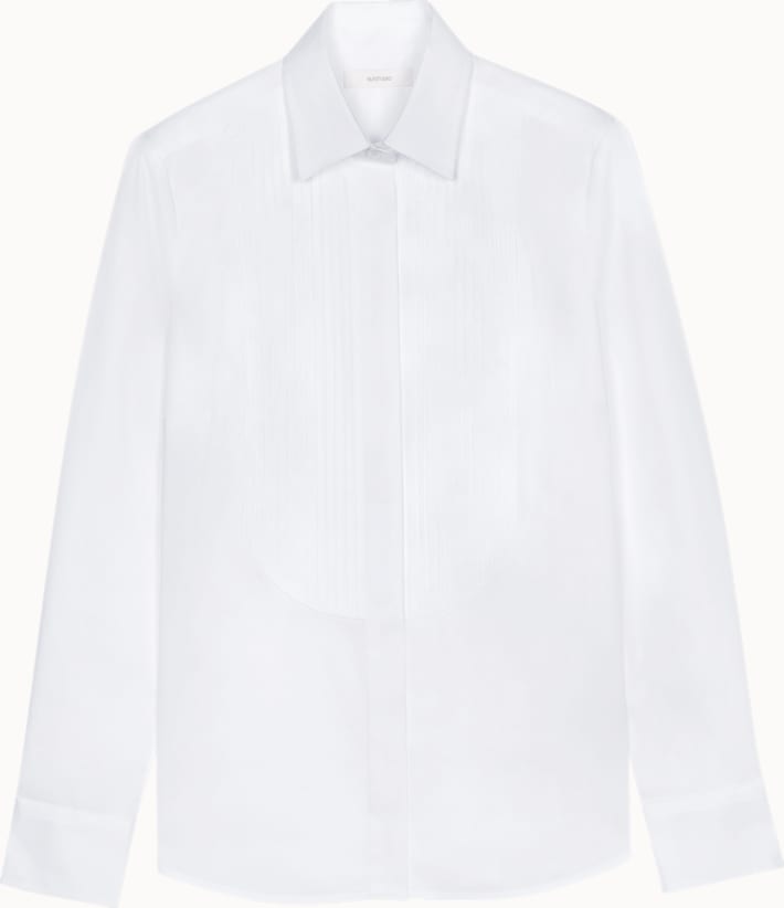Dexter White Tuxedo Shirt