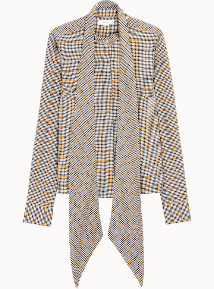 Campbell Sunlit Plaided Blouse
