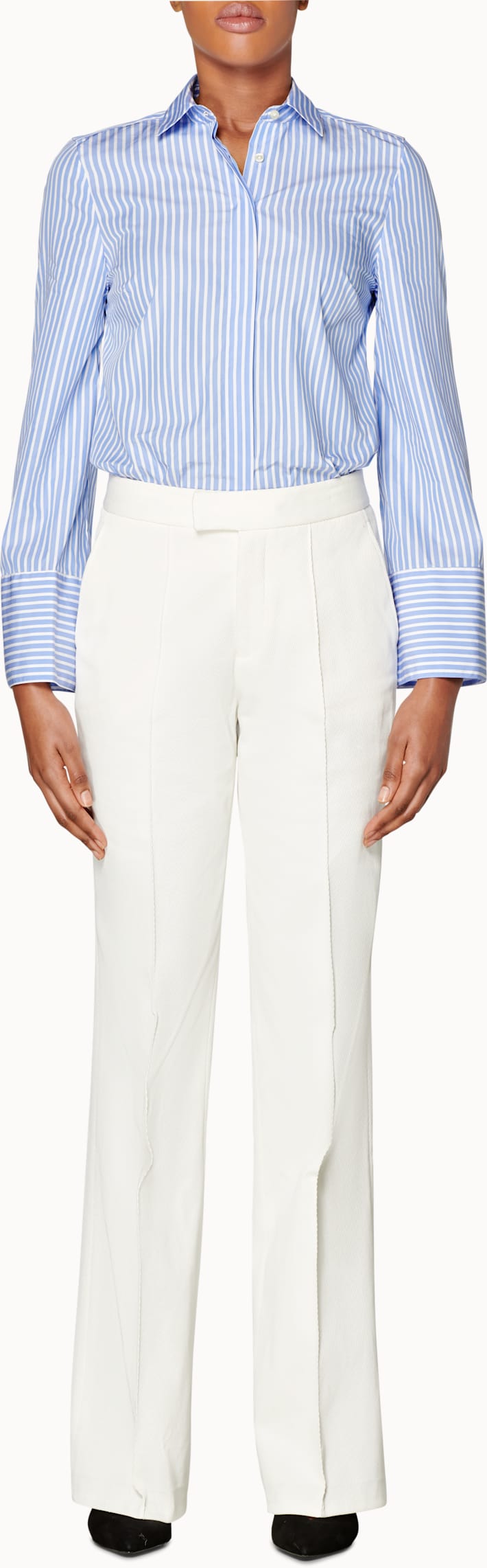 Curtis Blue & White Striped Shirt