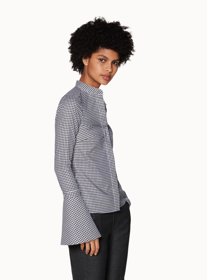 Calypso Black & White Checked Shirt