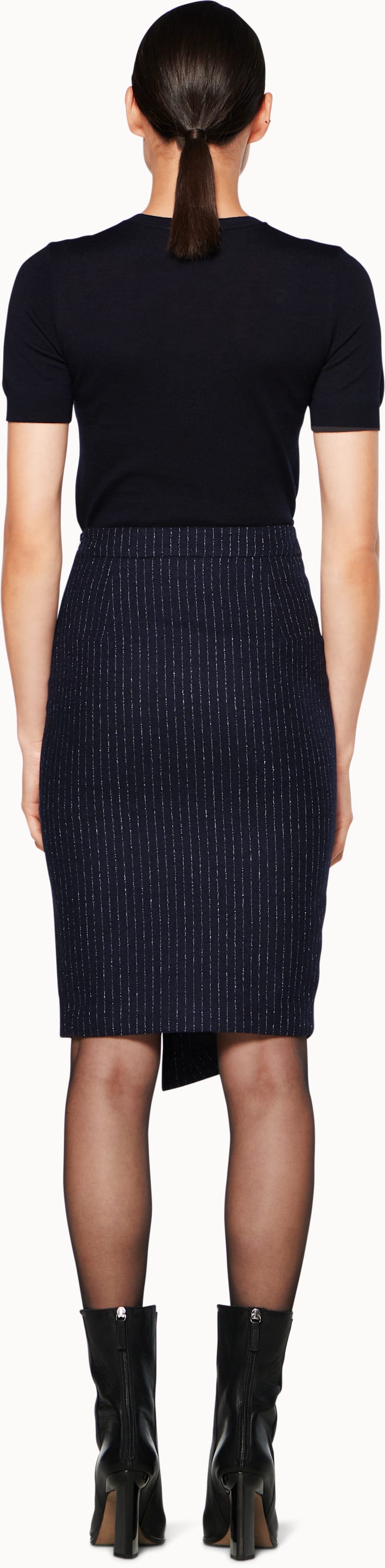 Addison Navy Striped