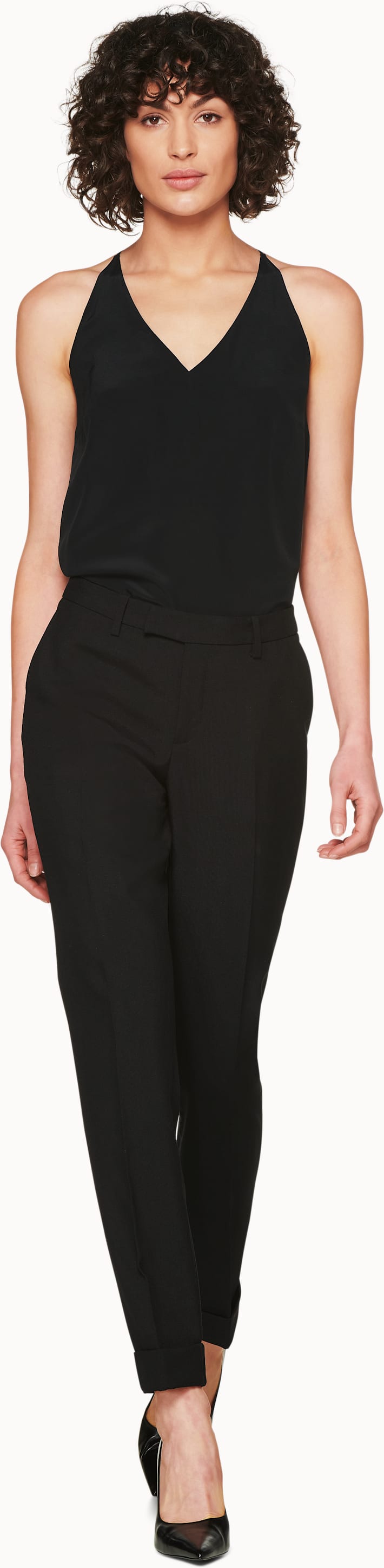 Rickie Black Silk Camisole