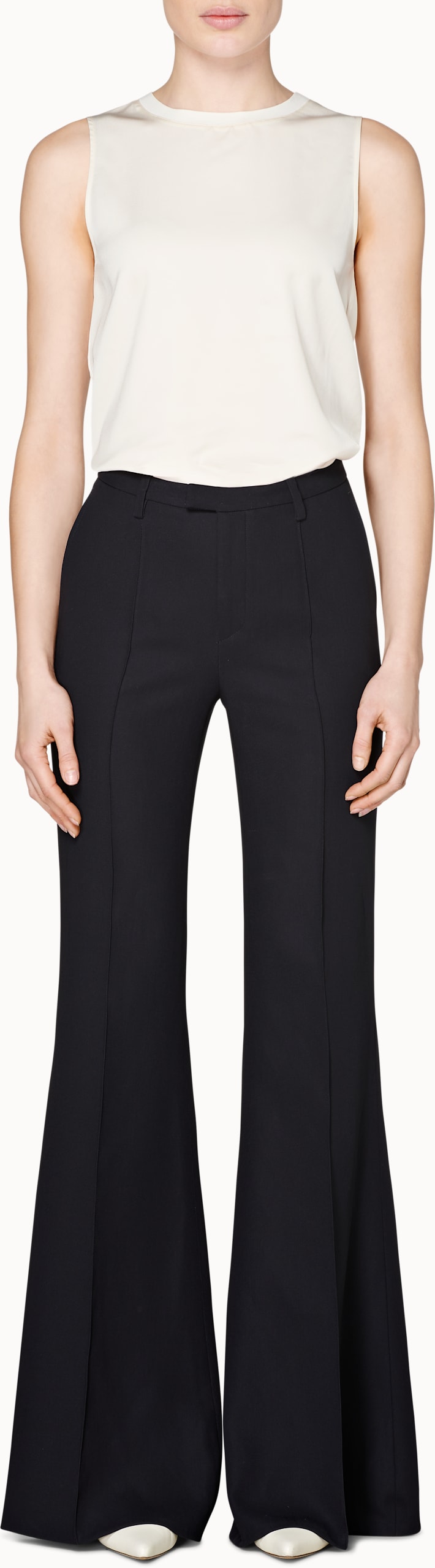 Bruno White Silk Top