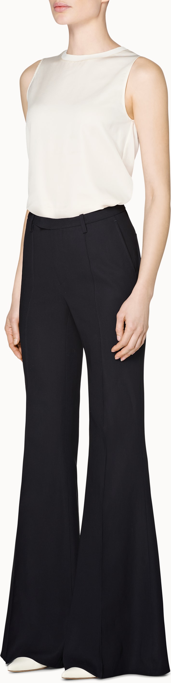 Bruno White Silk Top