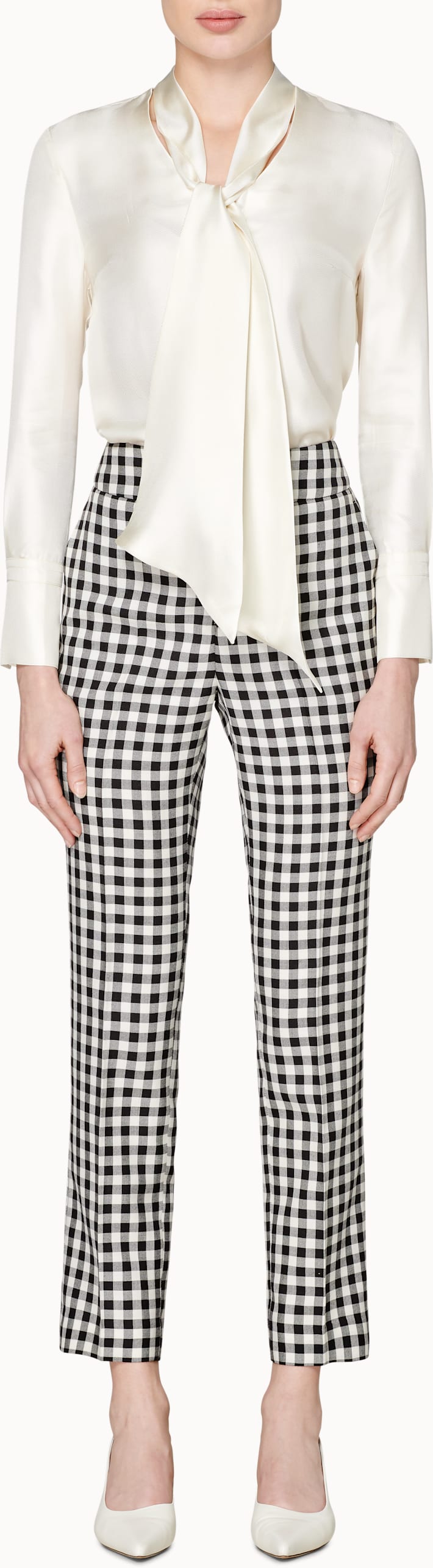 Chief Off White Silk Blouse
