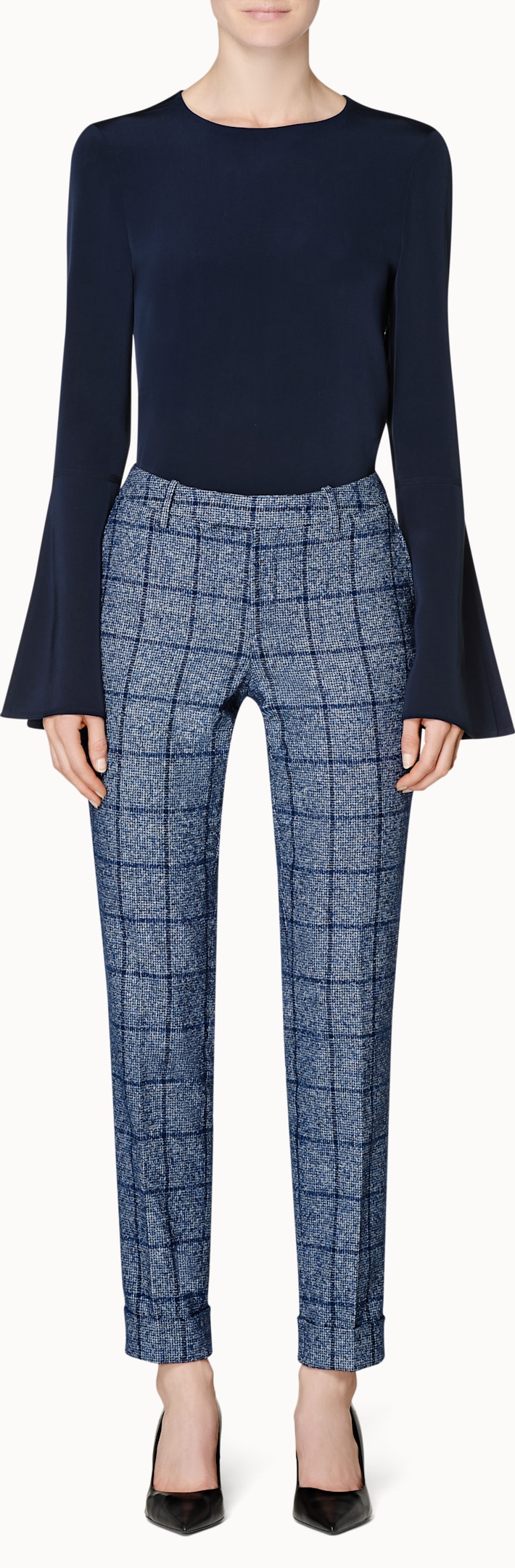 Dew Navy Silk Shirt
