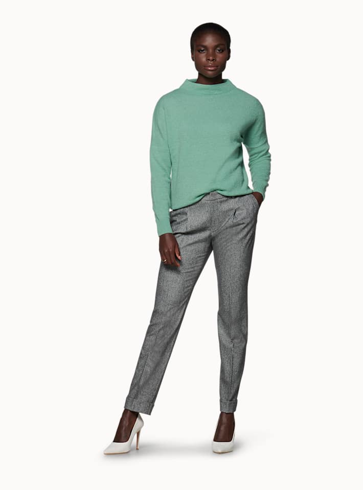 Robin Grey Houndstooth Trousers